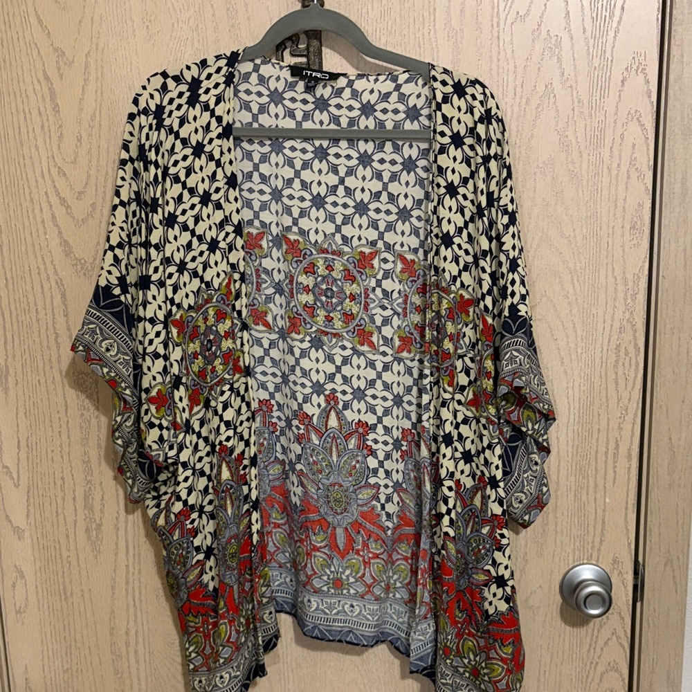 Floral Kimono Jacket - Multicolor